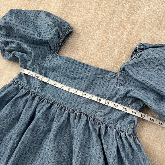 Levi’s Blue Cotton Summer Mini Dress With Pocket M - Picture 7 of 11